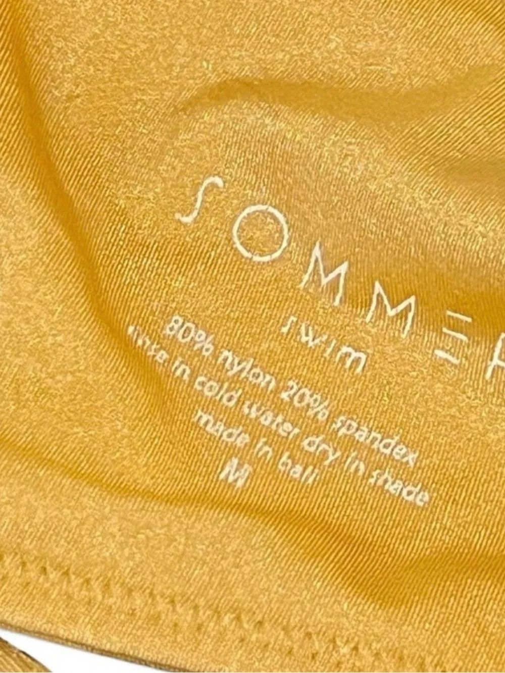 SOMMER SWIM yellow bikini set - Picture 4 of 4